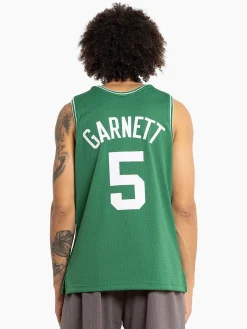 Mitchell & Ness Nba Jerseys-Kevin Garnett 07-08 Boston Celtics Road Swingman Jersey