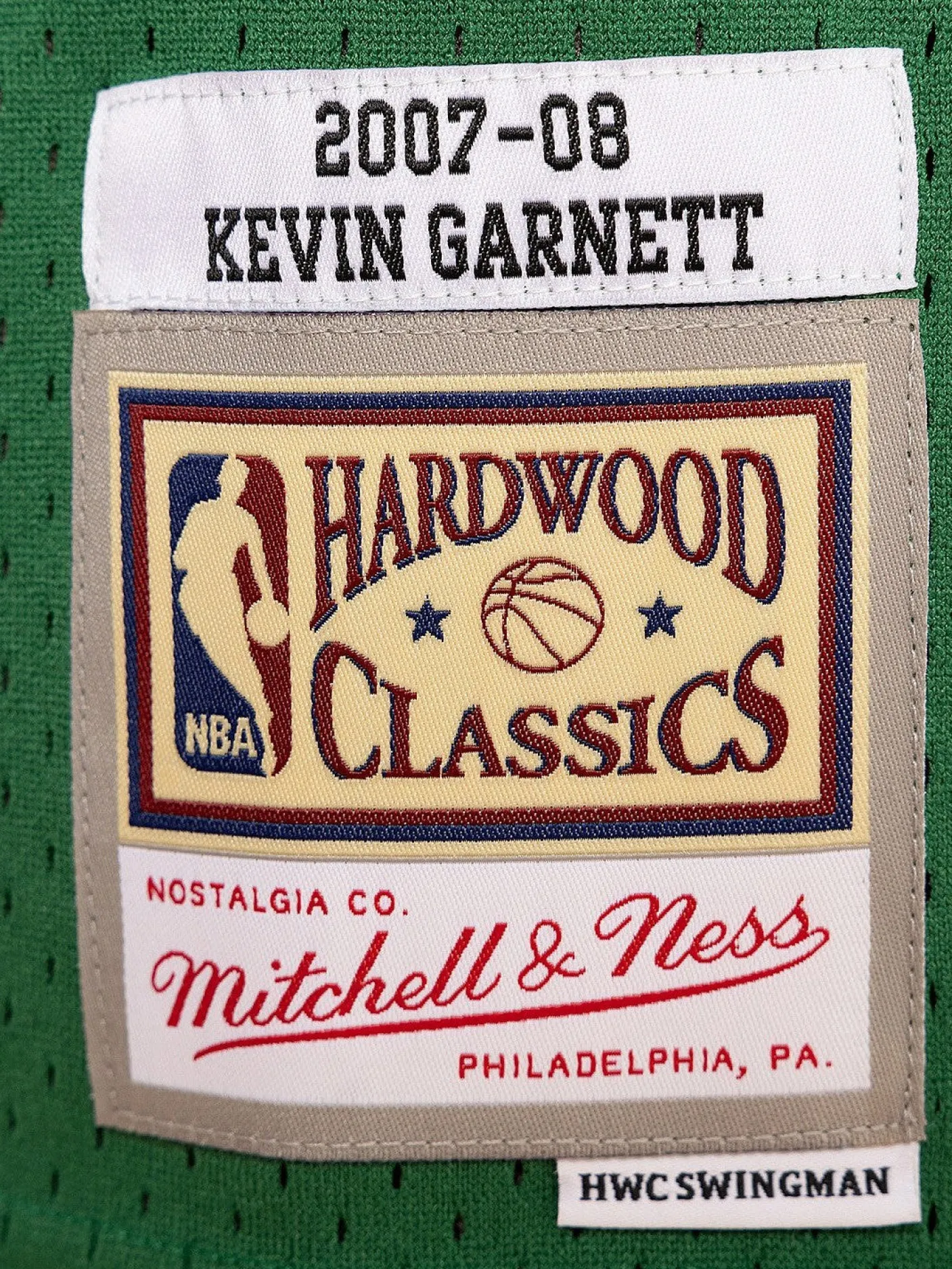 Mitchell & Ness Nba Jerseys-Kevin Garnett 07-08 Boston Celtics Road Swingman Jersey