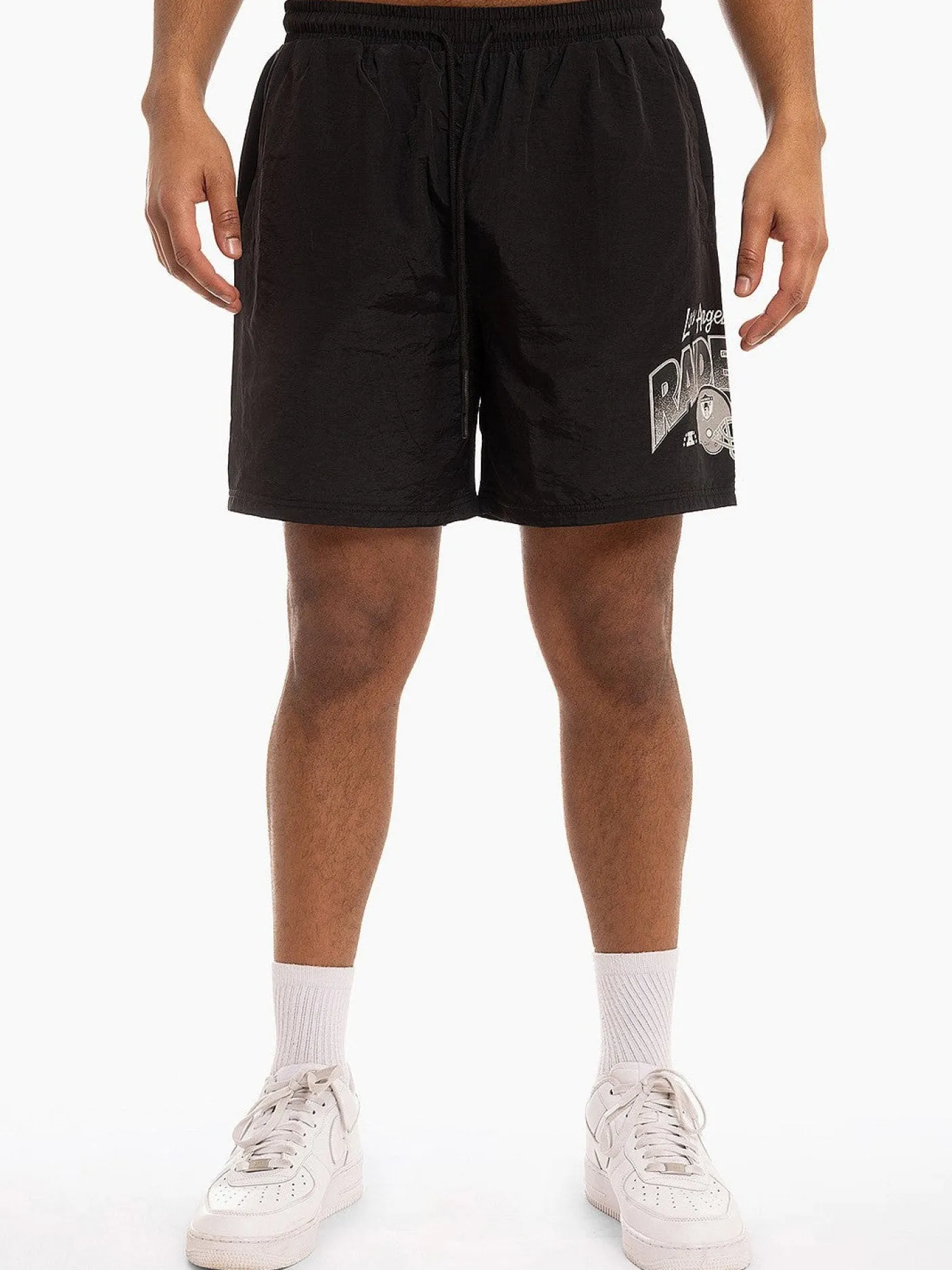 Mitchell & Ness Shorts-Las Vegas Raiders Big Hit Nylon Short