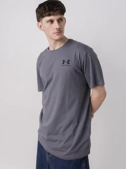 Under Armour Tees & Singlets-Left Chest Logo Short Sleeve Tee