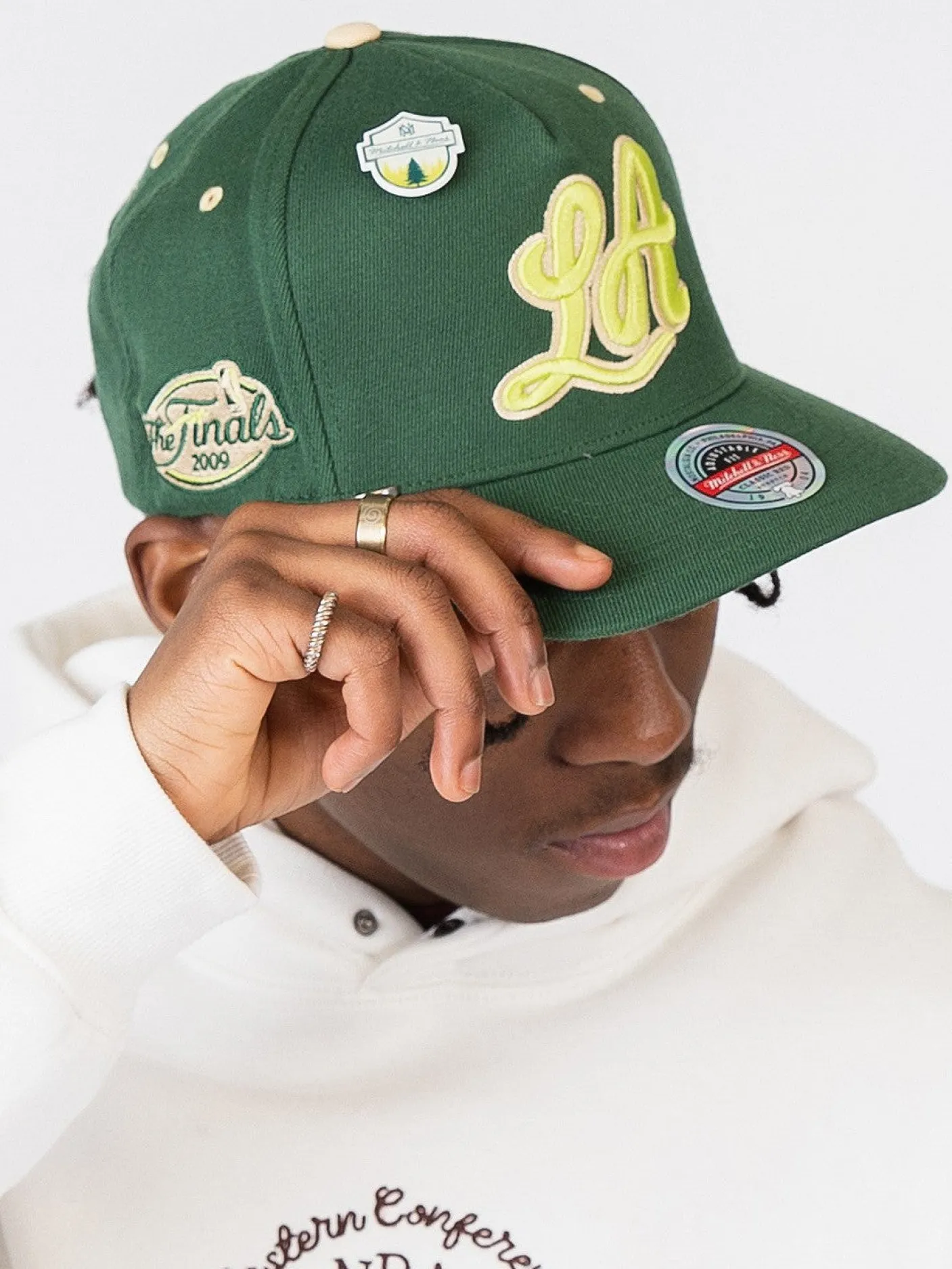 Mitchell & Ness Caps & Hats-Los Angeles Lakers Forest Cap