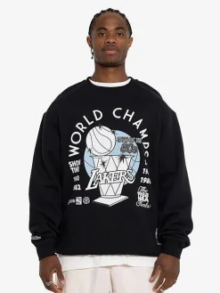 Mitchell & Ness Hoodies & Crews-Los Angeles Lakers Team of the 80's Crew