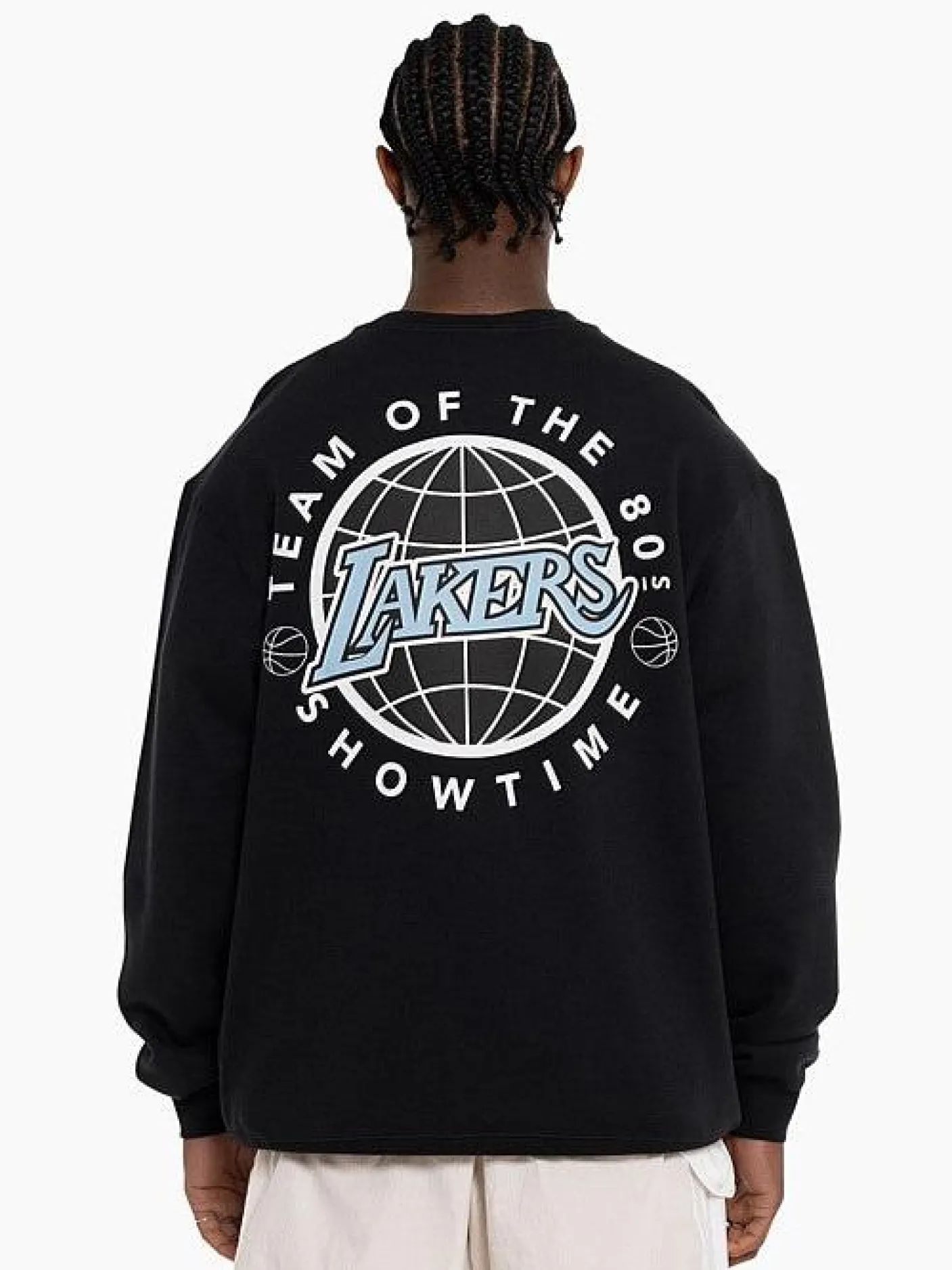 Mitchell & Ness Hoodies & Crews-Los Angeles Lakers Team of the 80's Crew