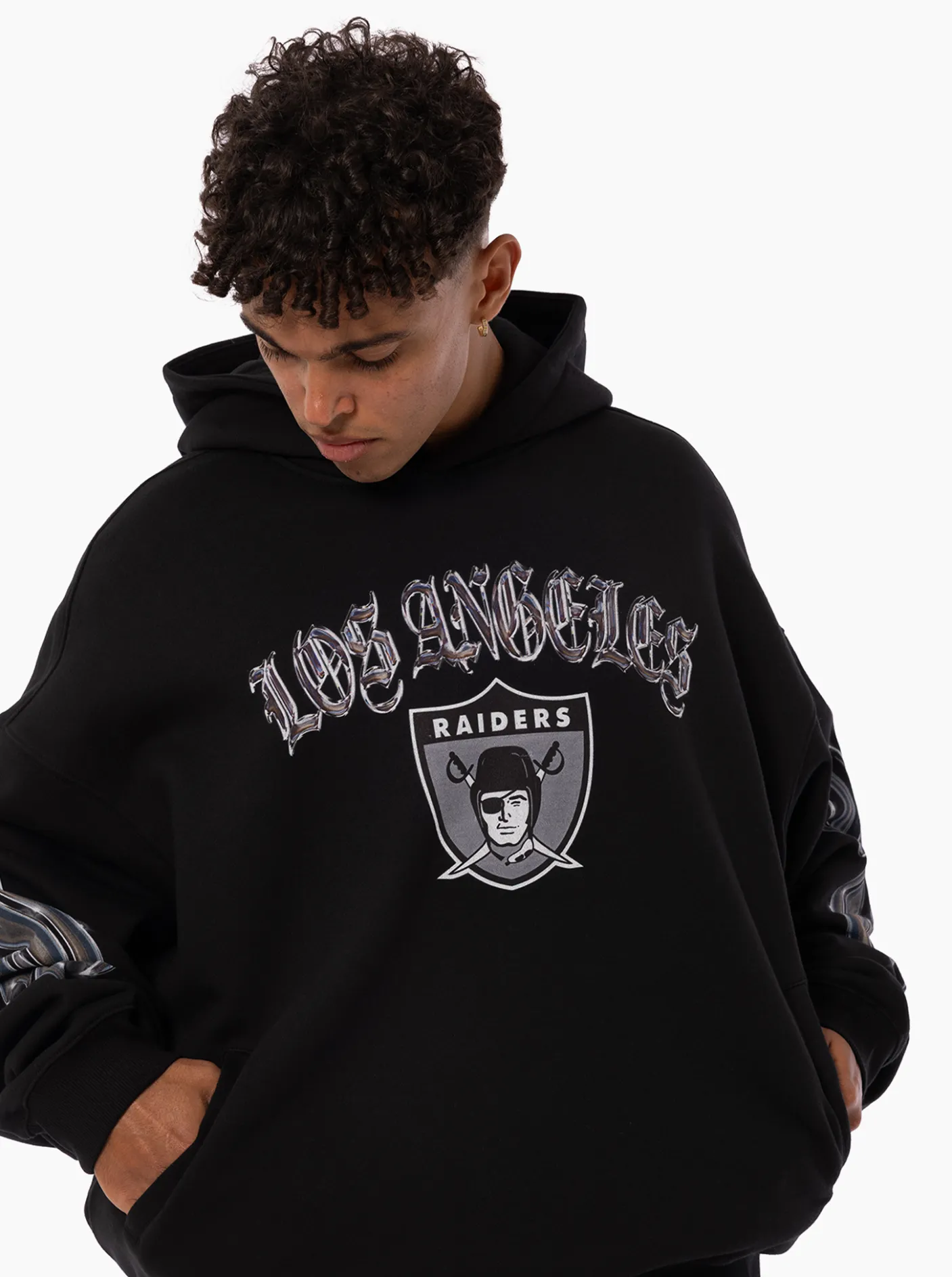 Mitchell & Ness Hoodies & Crews-Los Angeles Raiders Hoodie