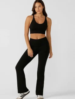 Women Lorna Jane Tights-Lotus Flared Full Length Leggings