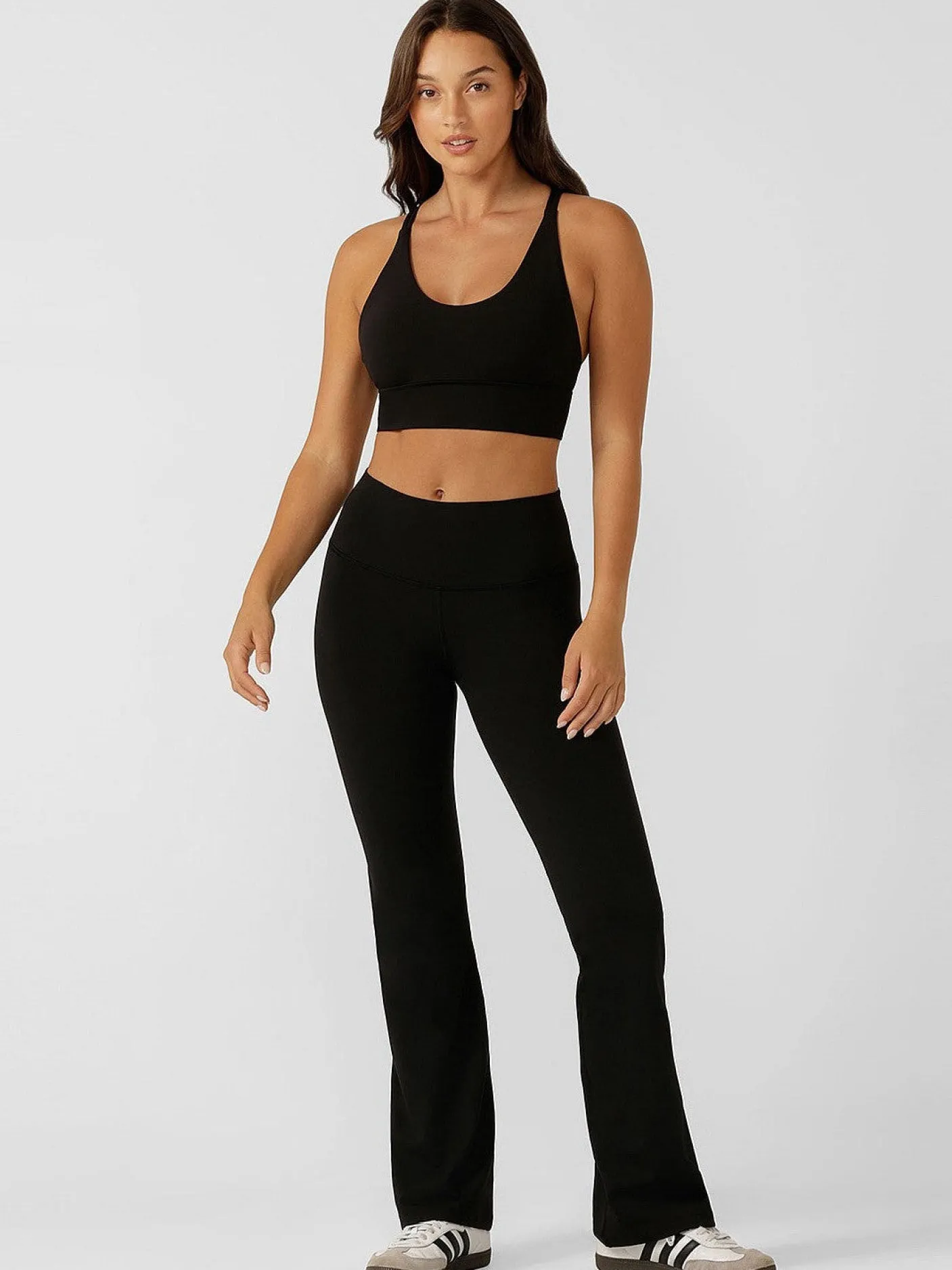 Women Lorna Jane Tights-Lotus Flared Full Length Leggings