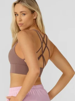 Women Lorna Jane Performance|Sports Bras-Lotus Longline Sports Bra