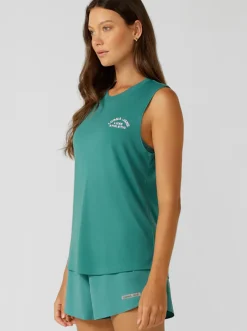 Women Lorna Jane Performance-Lotus Muscle Tank