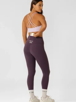 Women Lorna Jane Performance|Tights-Lotus No Chafe Ankle Biter Leggings