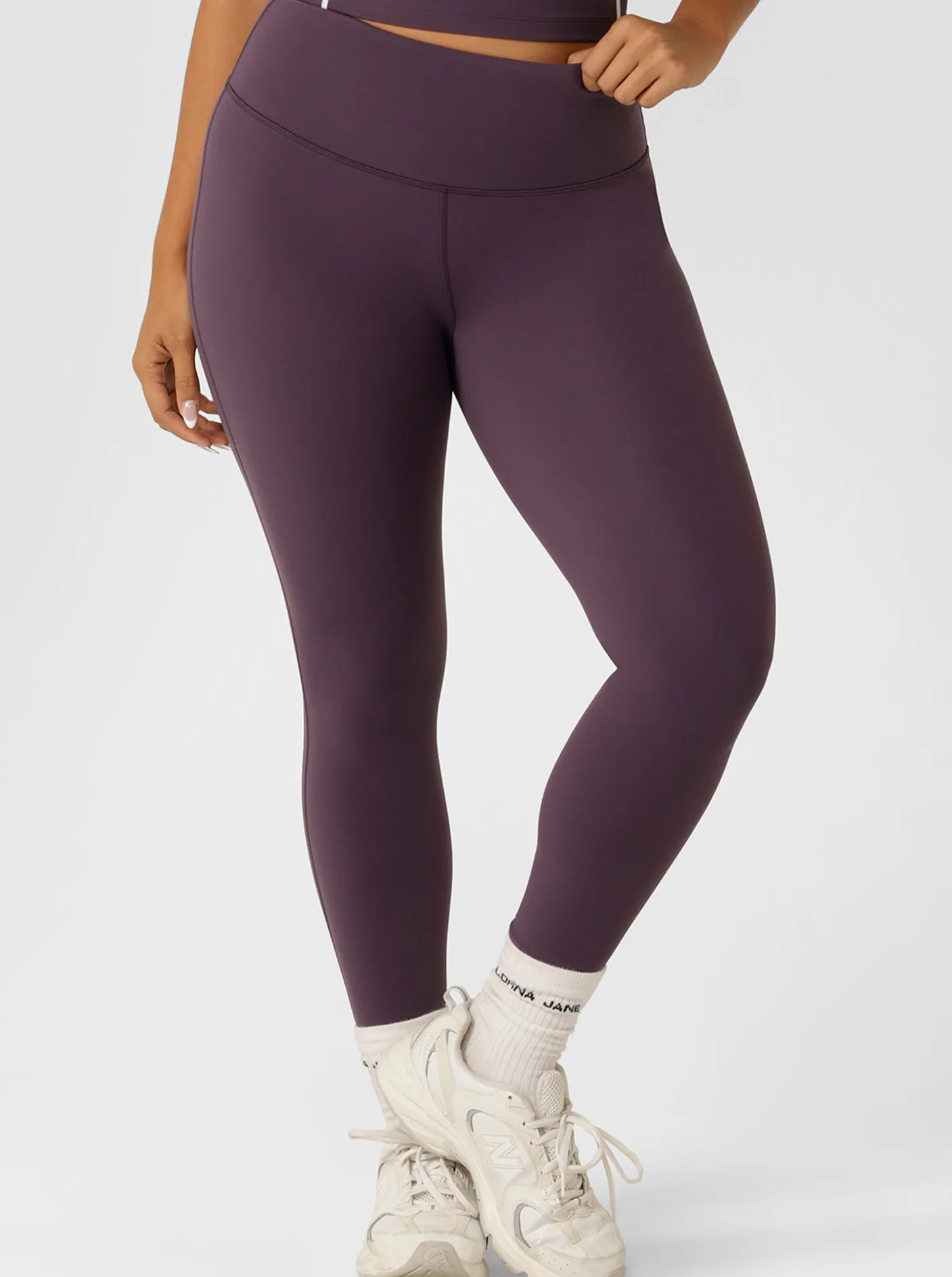 Women Lorna Jane Performance|Tights-Lotus No Chafe Ankle Biter Leggings