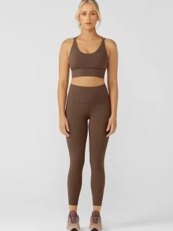 Women Lorna Jane Performance|Tights-Lotus No Chafe Ankle Biter Leggings