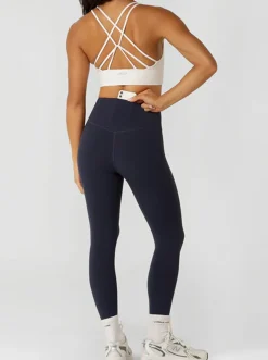 Women Lorna Jane Performance|Tights-Lotus No Chafe Phone Pocket Ankle Biter Leggings