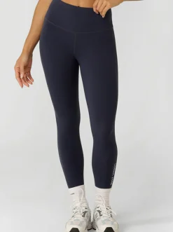 Women Lorna Jane Performance|Tights-Lotus No Chafe Phone Pocket Ankle Biter Leggings