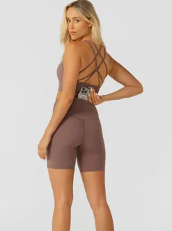 Women Lorna Jane Performance|Shorts-Lotus No Chafe Phone Pocket 16cm Bike Shorts