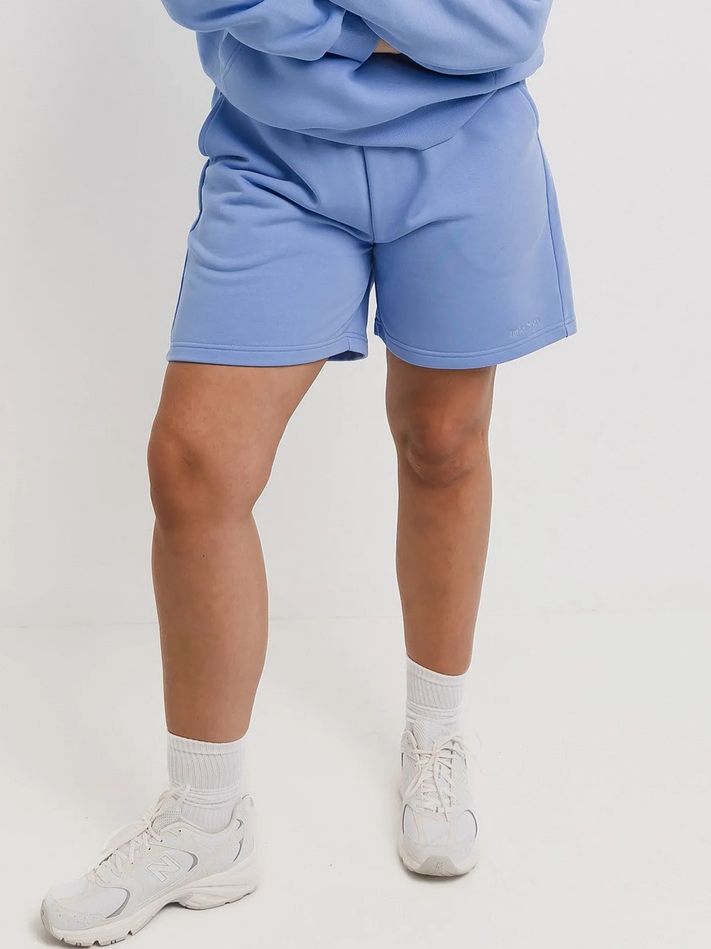 Women Taylor Sport Shorts-Lounge Short In Blue Breeze
