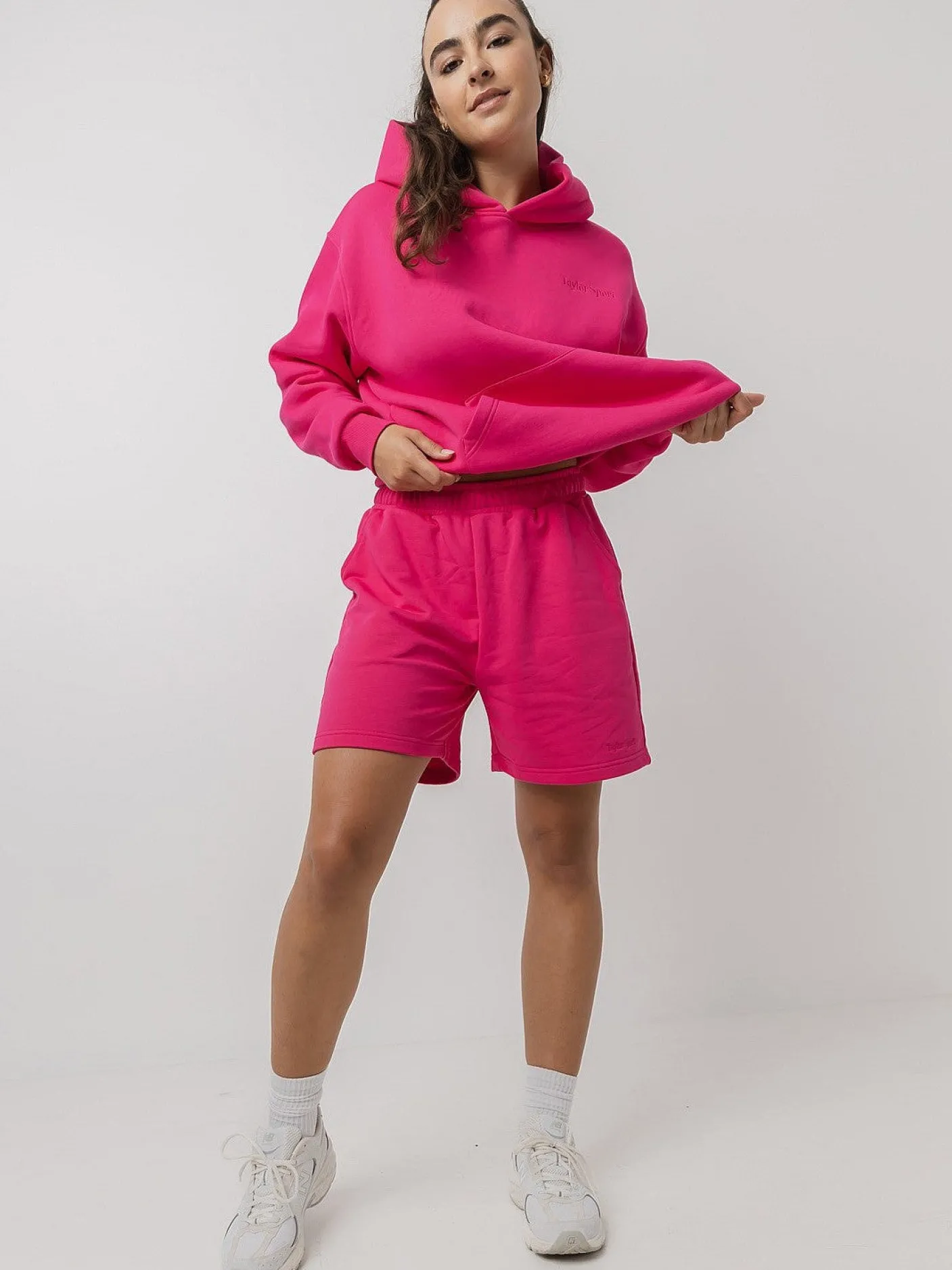 Women Taylor Sport Shorts-Lounge Short in Raspberry