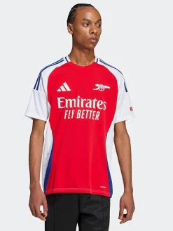 adidas Football Jerseys-M AFC H Jersey - Better Scarlet/White