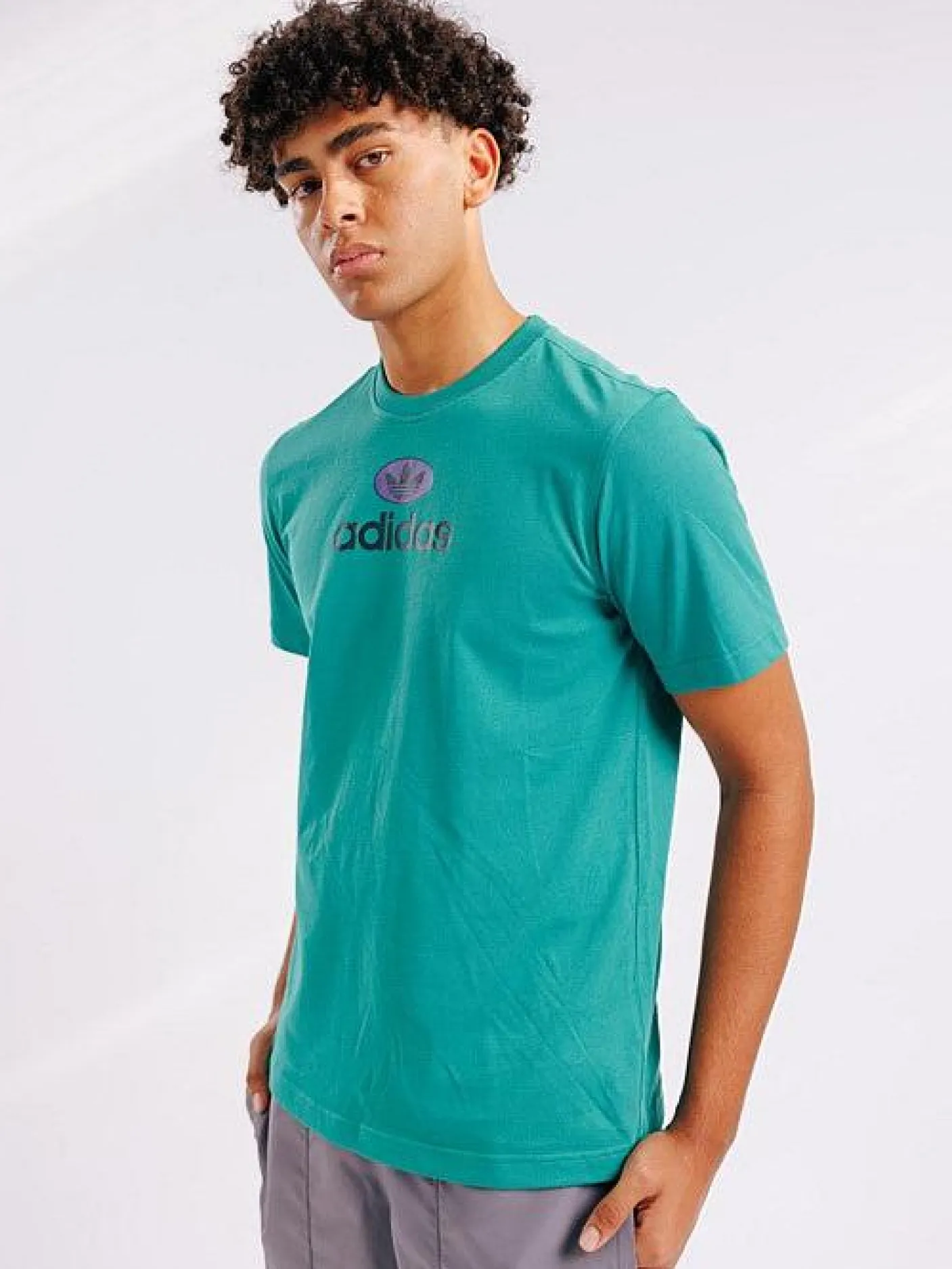 adidas Originals Tees & Singlets-M GRFX Tee - Active Green