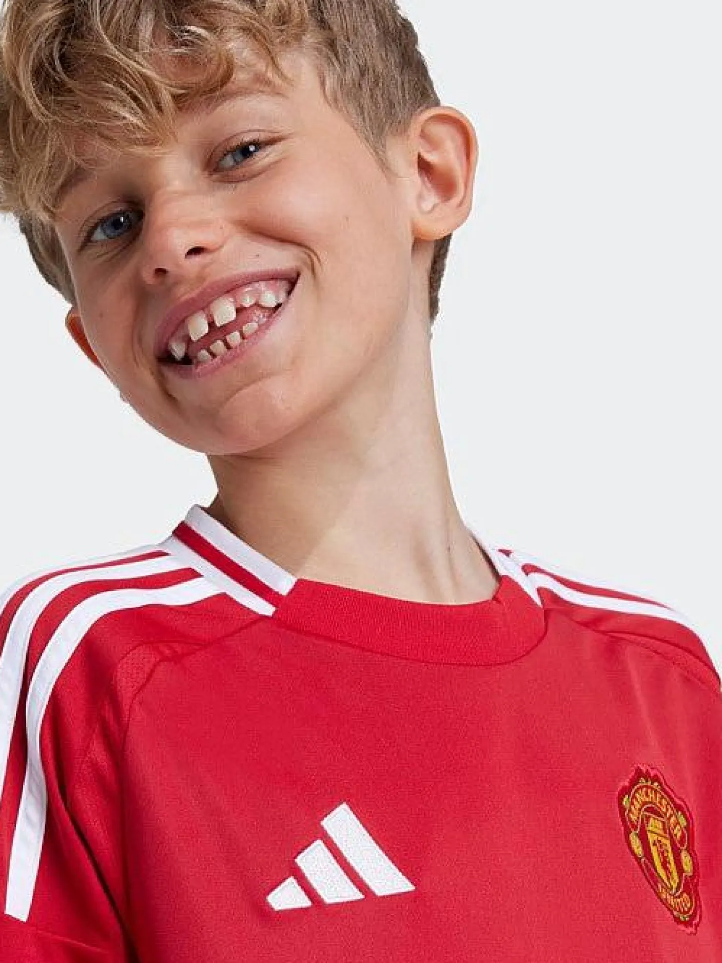adidas Football Jerseys-Manchester United 24/25 Home Jersey Youth