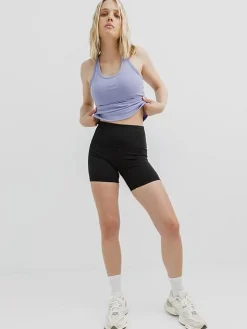 Women Taylor Sport Running|Shorts-Mellow Bike Short in Black