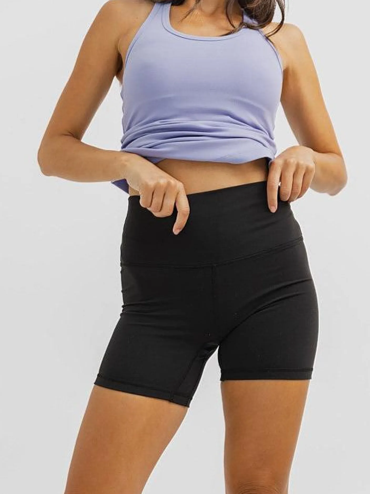 Women Taylor Sport Running|Shorts-Mellow Bike Short in Black