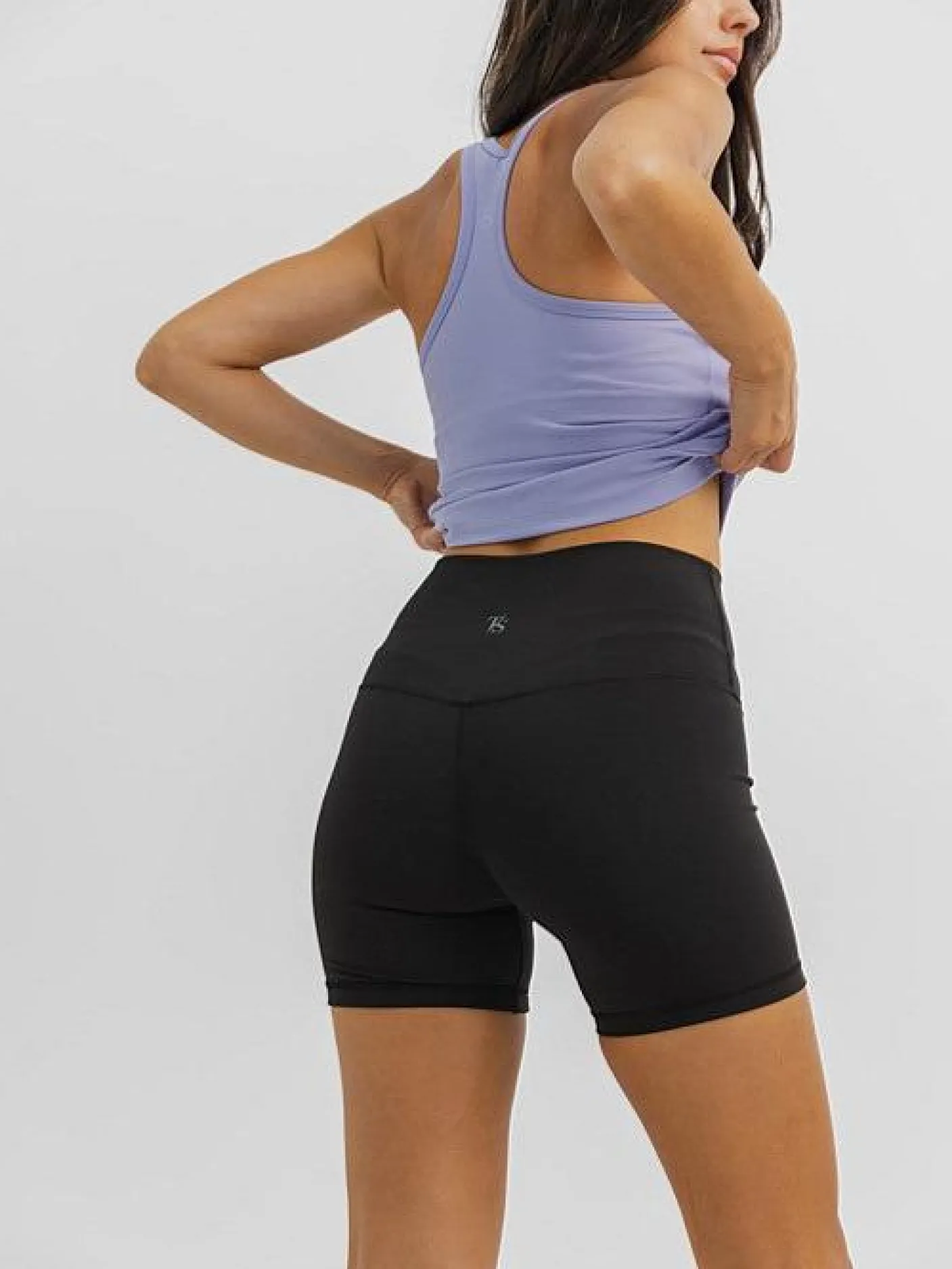 Women Taylor Sport Running|Shorts-Mellow Bike Short in Black