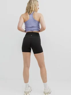 Women Taylor Sport Running|Shorts-Mellow Bike Short in Black