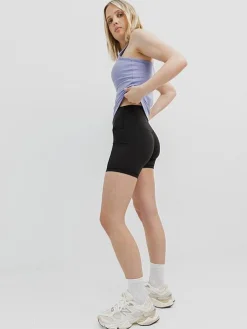 Women Taylor Sport Running|Shorts-Mellow Bike Short in Black