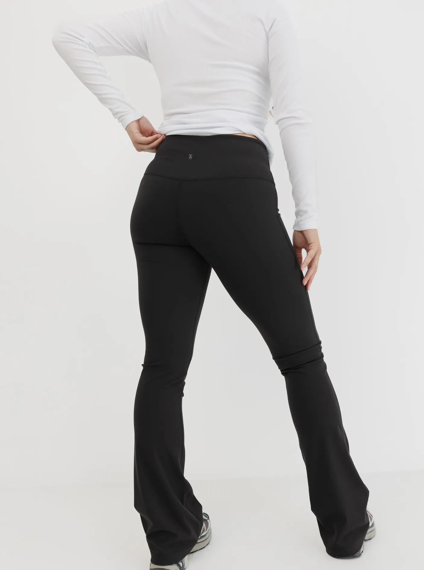 Women Taylor Sport Performance|Tights-Mellow Flare Longline In Black