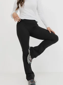 Women Taylor Sport Performance|Tights-Mellow Flare Longline In Black