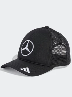 adidas Sportswear Caps & Hats-Mercedes AMG Petronas Formula One Team Snapback Star Trucker Cap