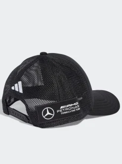 adidas Sportswear Caps & Hats-Mercedes AMG Petronas Formula One Team Snapback Star Trucker Cap