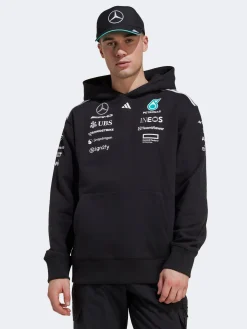 adidas Hoodies & Crews-Mercedes AMG Petronas Formula One Team Hoodie