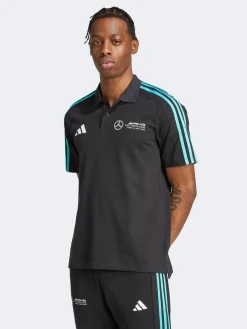 adidas Polos & Shirts-Mercedes AMG Petronas Formula One Team DNA Polo Shirt