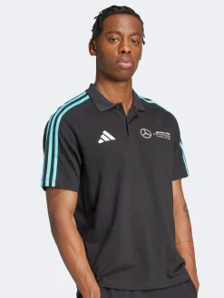 adidas Polos & Shirts-Mercedes AMG Petronas Formula One Team DNA Polo Shirt