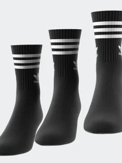 adidas Originals Socks & Underwear-Mid Cut Crew Socks 3 Pairs