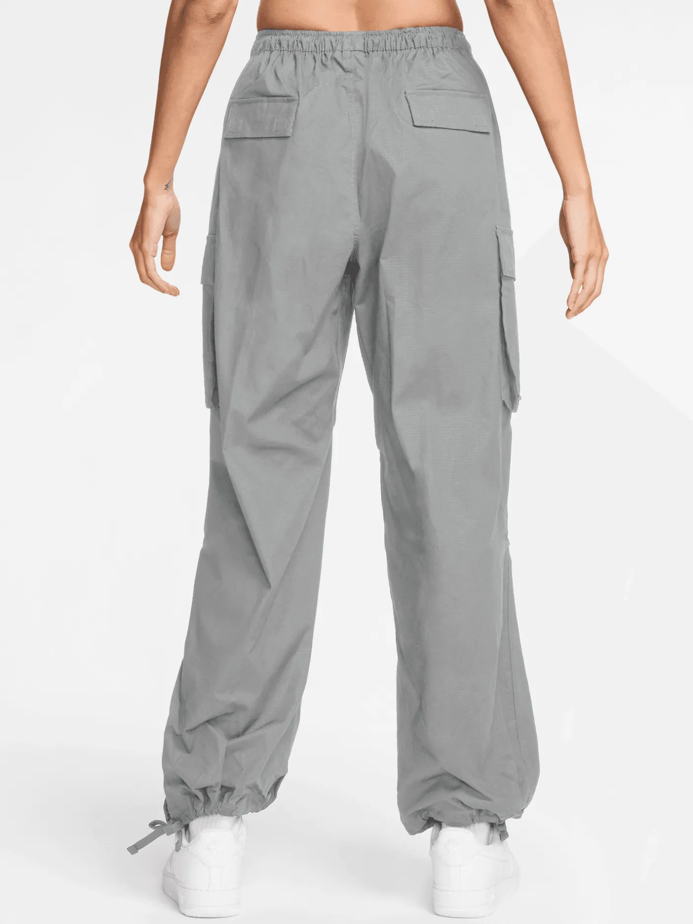 Women Nike Pants & Sweats-Mid-Rise Oversized Cargo Trousers