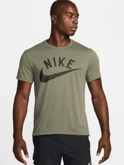 Nike Performance|Tees & Singlets-Miller Swoosh Dri-FIT Running Top