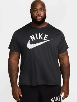 Nike Performance|Tees & Singlets-Miller Swoosh Dri-FIT Running Top