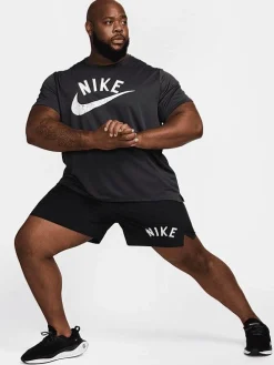 Nike Performance|Tees & Singlets-Miller Swoosh Dri-FIT Running Top
