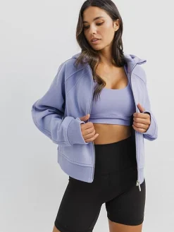 Women Taylor Sport Hoodies & Crews-Movement Hood in Periwinkle
