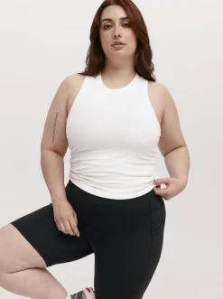 Women Taylor Sport Running|Performance-Movement Tank In White