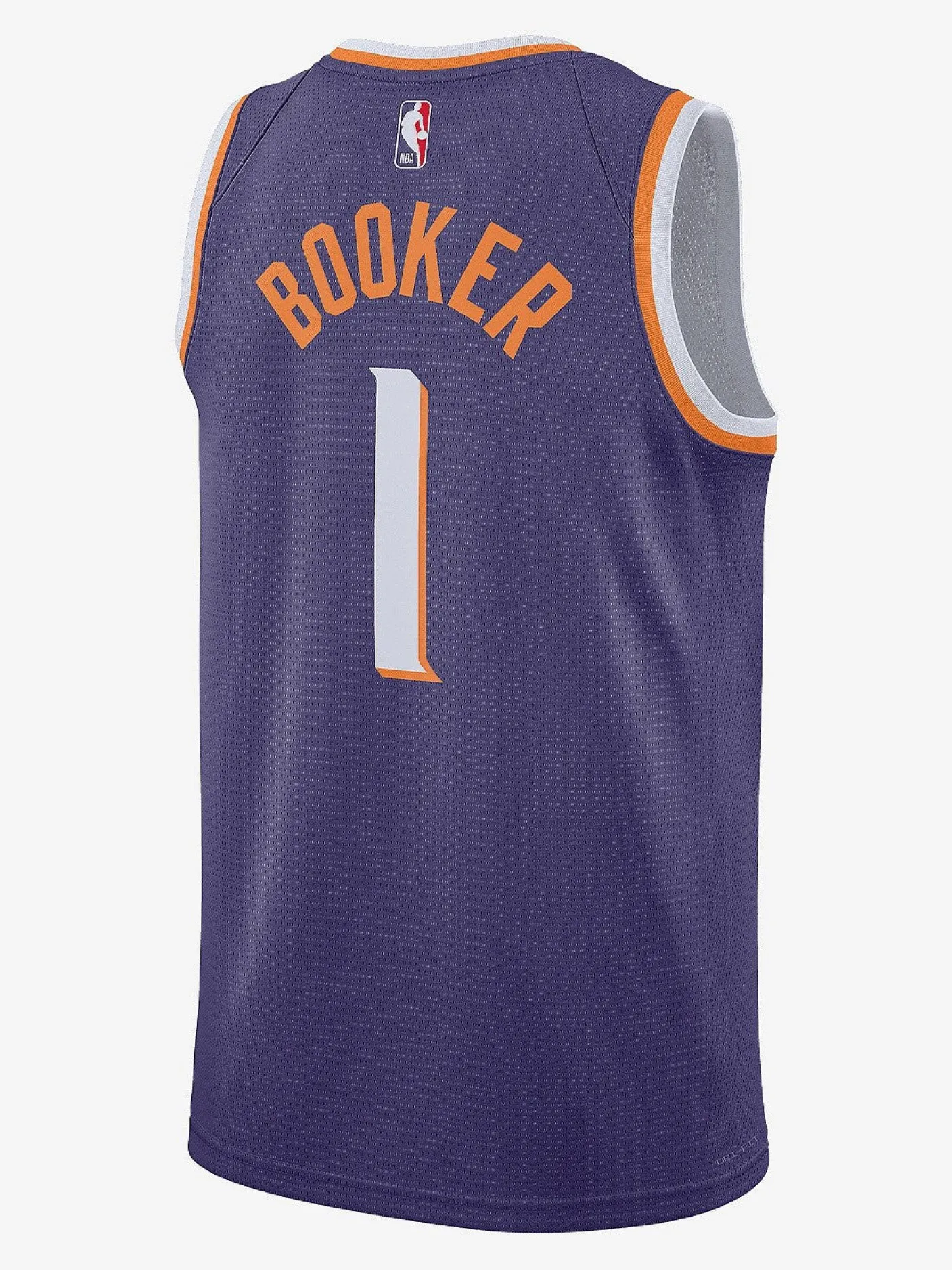 Nike Nba Jerseys-NBA Phoenix Suns Devin Booker #1 Icon Edition Swingman Jersey