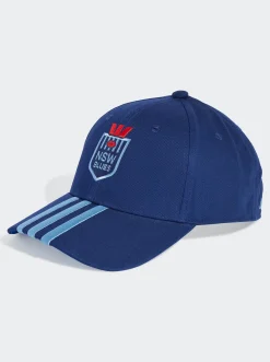 adidas New South Wales Blues|Caps & Hats-New South Wales 3-Stripes Baseball Cap