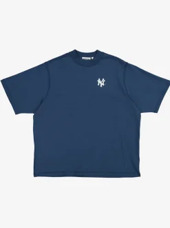 Majestic Tees & Singlets-New York Yankees Reverse Seam Boxy Tee