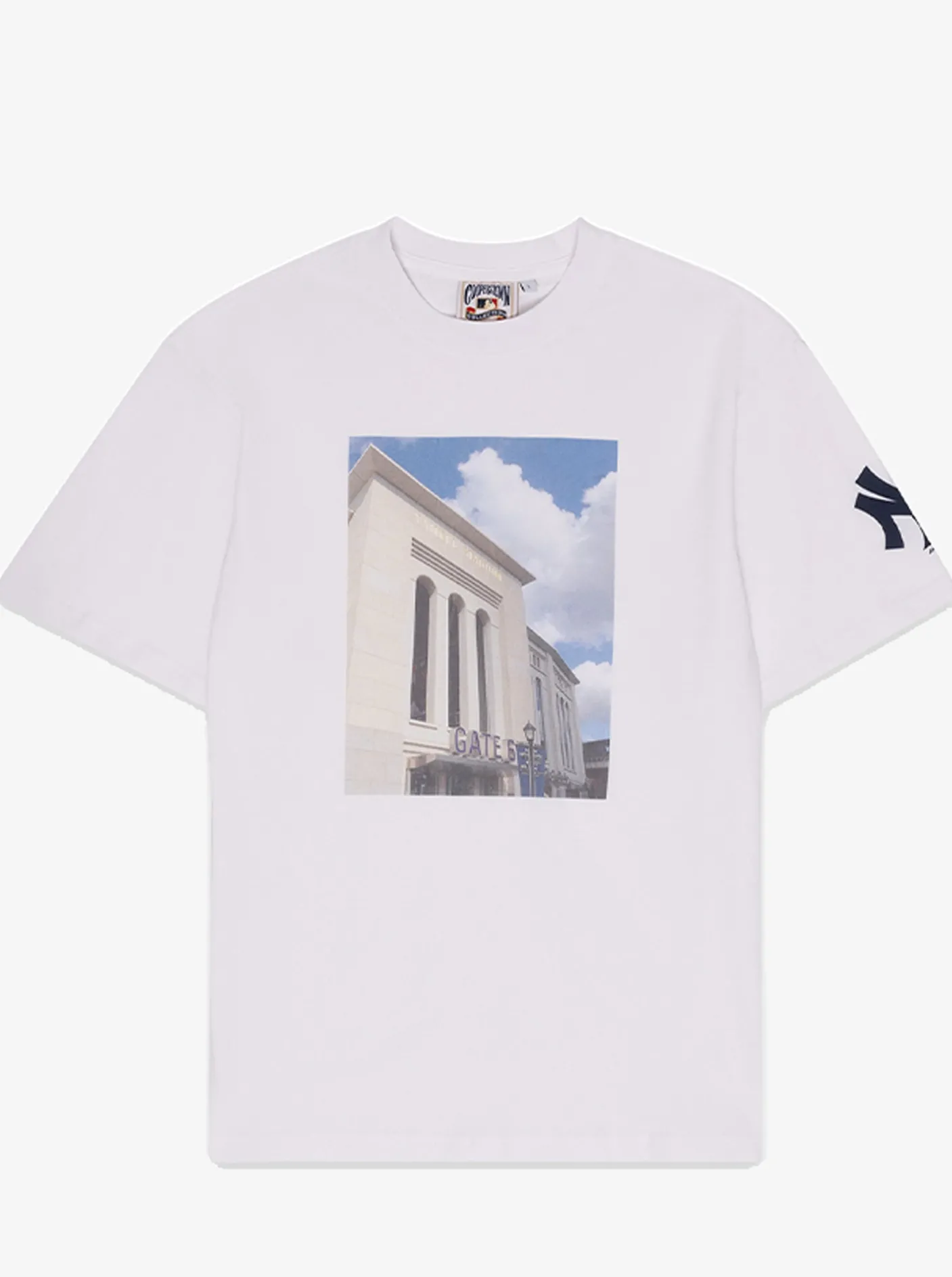 Majestic Tees & Singlets-New York Yankees Stadium Tee