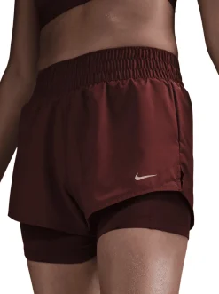 Women Nike Running|Shorts-One Dri-FIT Mid-Rise 3