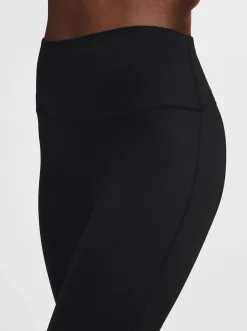 Women Nike Tights-One Seamless Front High-Waisted Full-Length Leggings