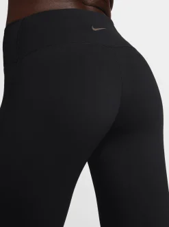 Women Nike Tights-One Seamless Front High-Waisted Full-Length Leggings