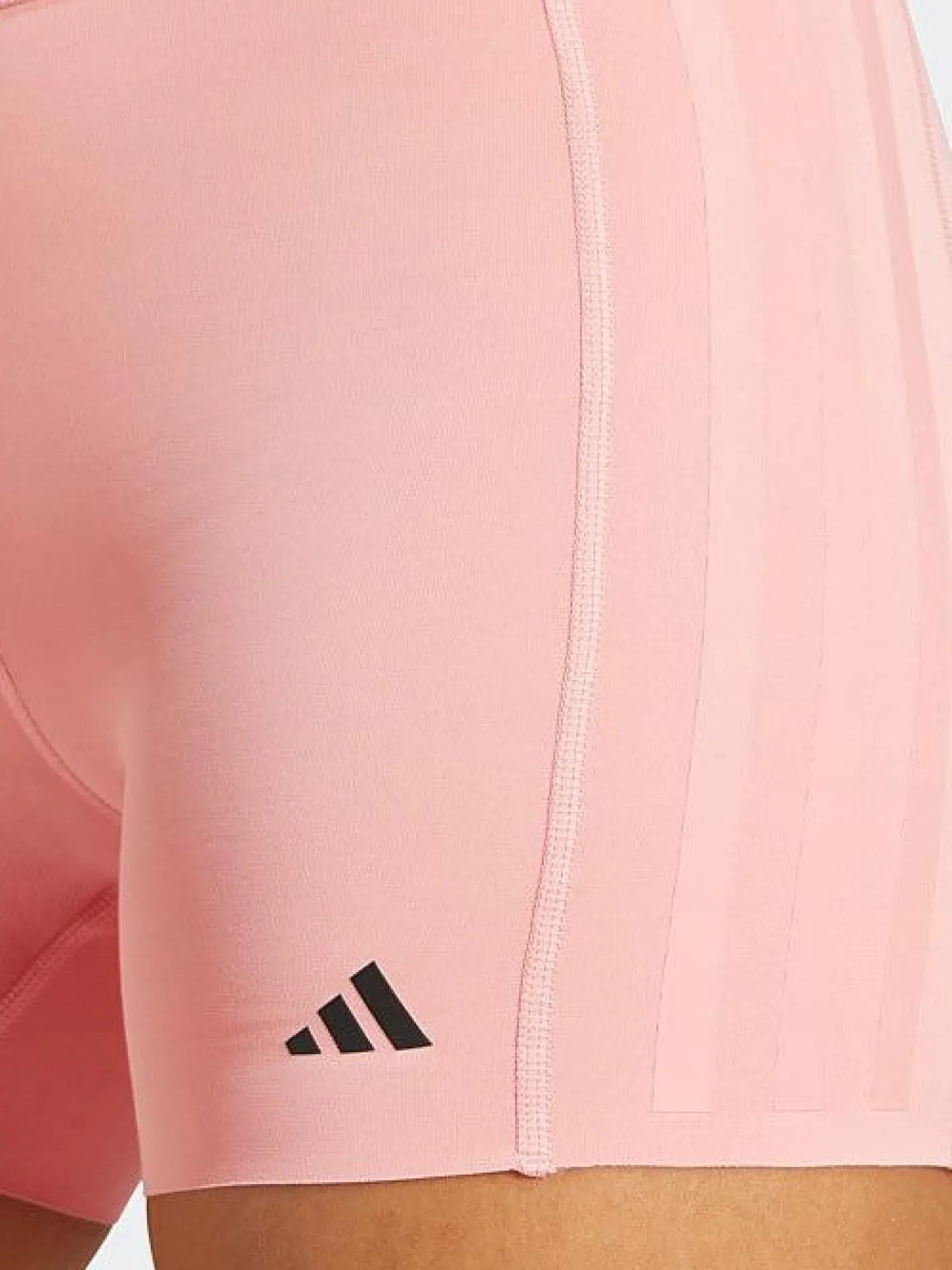 Women adidas Shorts-Optime 4" Raw-Cut-Hem Short Leggings